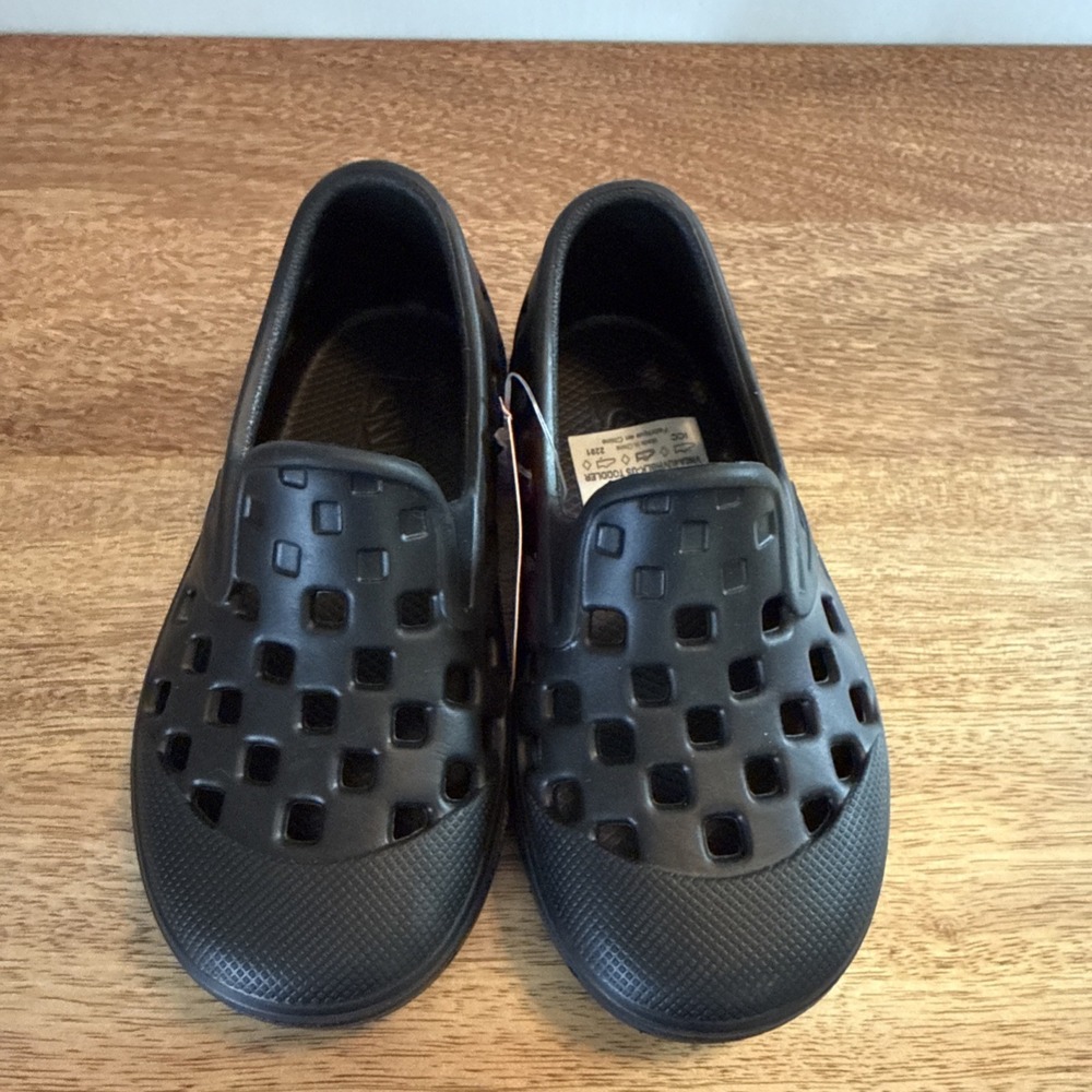 Vans Slip-On TRK Black Toddler Water Shoes VN0A4UVHBLK-US Size 7.0 NEW - Picture 7 of 12